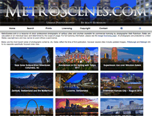 Tablet Screenshot of metroscenes.com